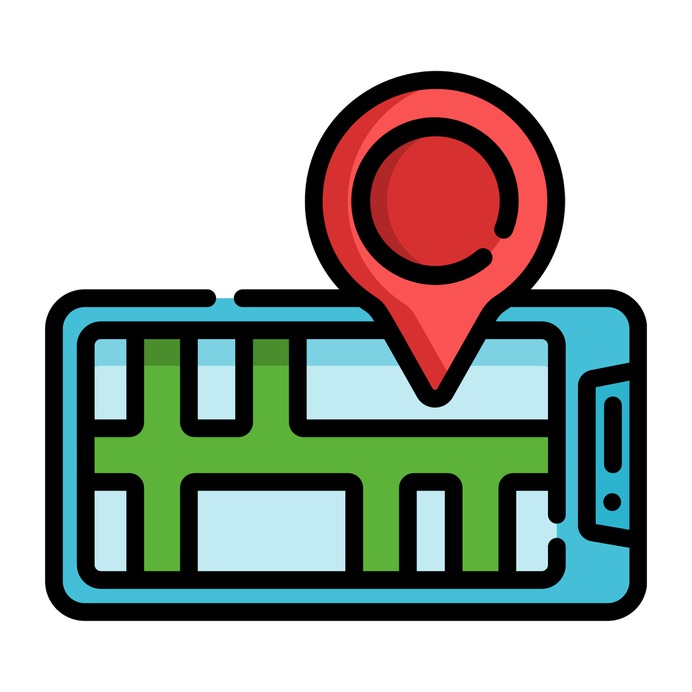 See more icon inspiration related to maps and location, location pin, map pointer, map point, map location, placeholder, locate, pointer, smartphone, pin, location and technology on Flaticon.