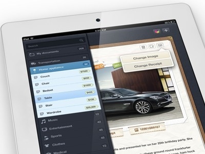 Dribbble - getbelongings (portrait version) by zee7 ✽ #ipad #overlay