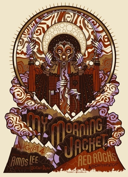 GigPosters.com - My Morning Jacket - Amos Lee #burwell #jacket #my #poster #morning #guy