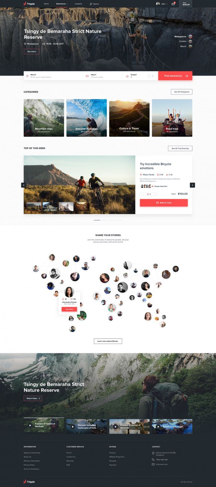 Tripple – Website by Artiom for EL Passion
