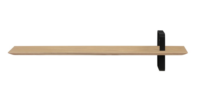 Swell 39" Wall Shelf, Natural Oak