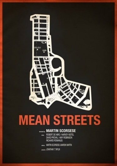 Chris Thornley aka Raid71 #mean #streets #movie #design #graphic #poster