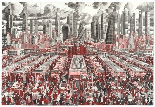 Artist Mark Lascelles Thornton - "The Happiness Machine" #urban #illustration