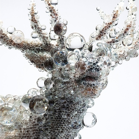 Crystal Bead Taxidermy by Kohei Nawa #taxidermy #crystal #beads #elk #art