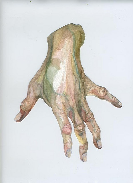 grandmother portrait Watercolour #hands