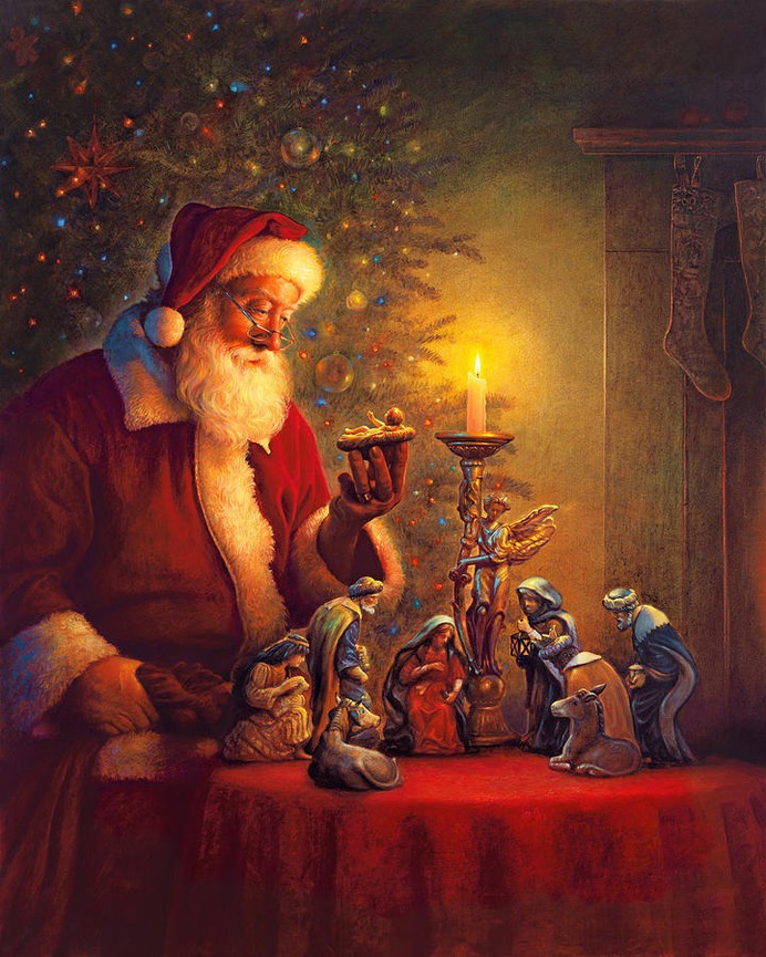 christmas paint by number & step by step easy christmas paintings #painting