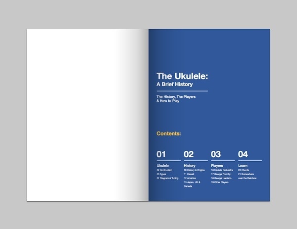 Matt Jones. Design Blog #ukulele #design #graphic #book #booklet #typography
