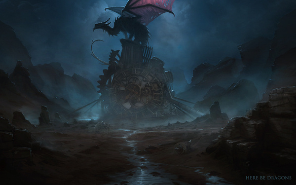 Here be Dragons Ph. Dragon's Nest by telthona on deviantART #dragon #concept #art