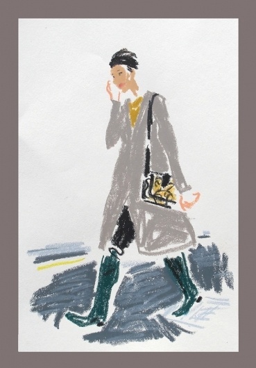 London Fashion Week | Snap Sketch - NYTimes.com #week #london #florbert #cuyuper #quick #fashion #damien #sketch