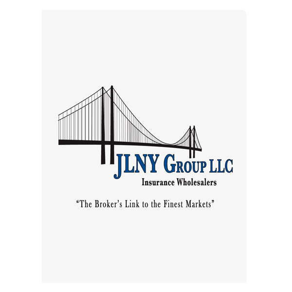 JLNY Group Insurance Policy File Folder #inspiration #ny #design #nyc #bridge #york #logo #folder #brooklyn #new