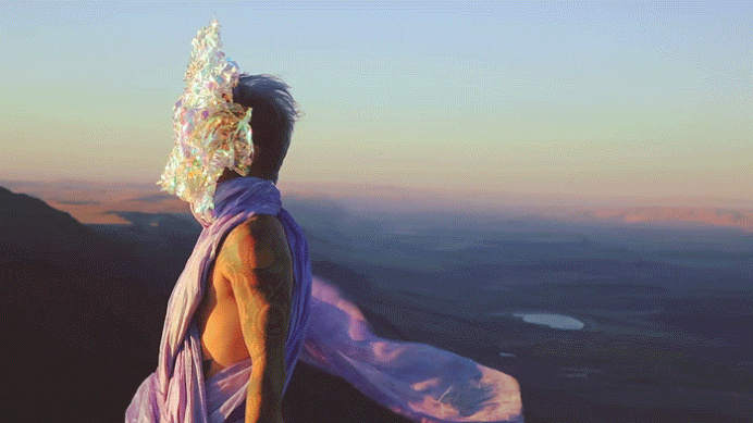 #gifs #mask #sunset #invisible #mirror #photography