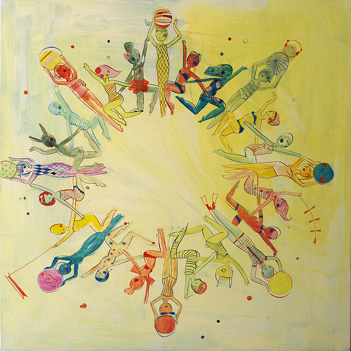 kelly tunstall, art, fine art, circle
