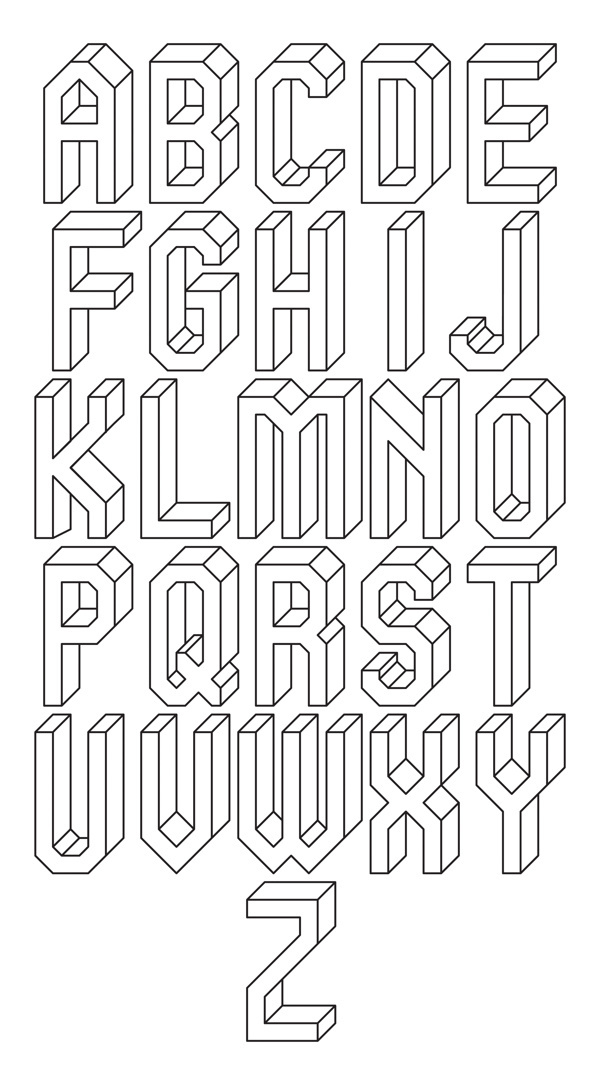 Typeface idea.