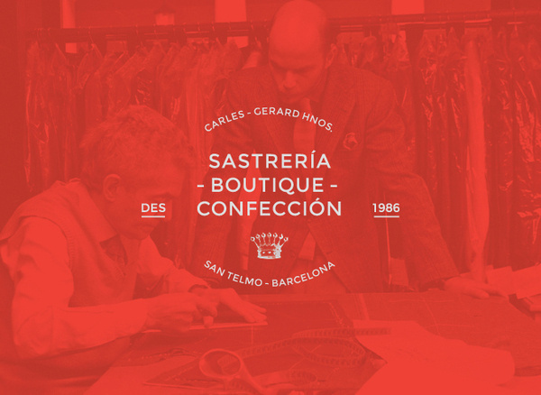 Carles Gerard Hnos. Tailoring on Behance #branding
