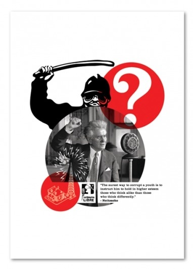 You Can Quote Me... : halftonesandheadphones.com #police #red #neitzsche