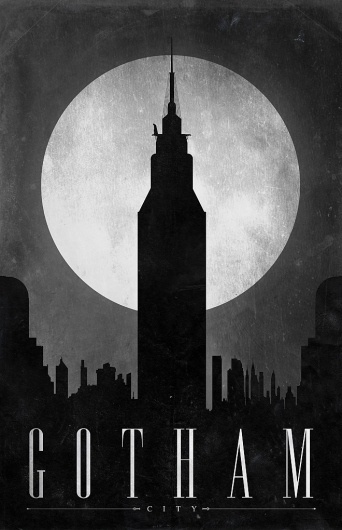 All sizes | Gotham | Flickr - Photo Sharing! #minimalist #design #poster #batman