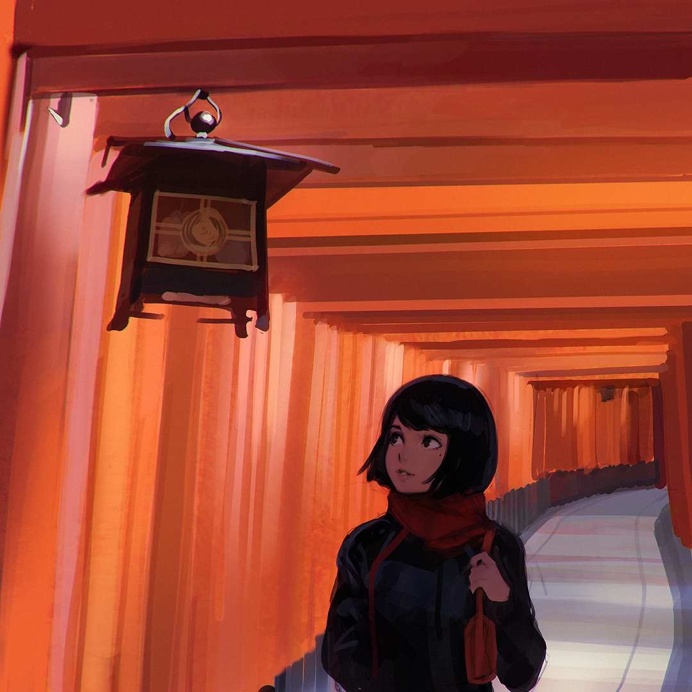 Gorgeous Character Illustrations by Ilya Kuvshinov