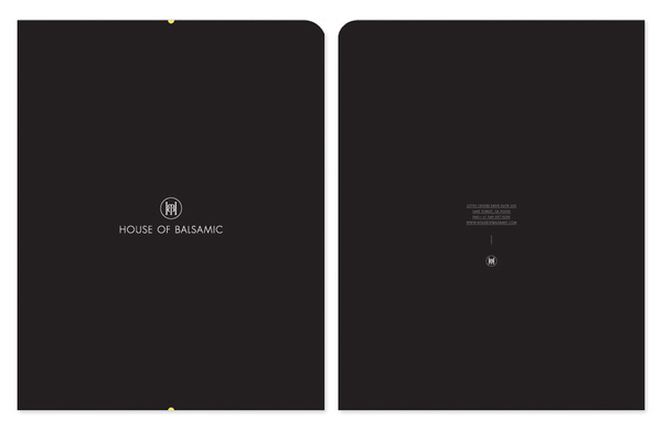 House Of Balsamic. on Behance #folder #black