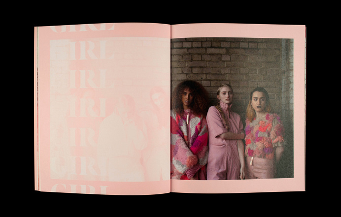 Ruby - Luke Dodridge #publication #fashion #lookbook #book #black #pink #design #branding #identity