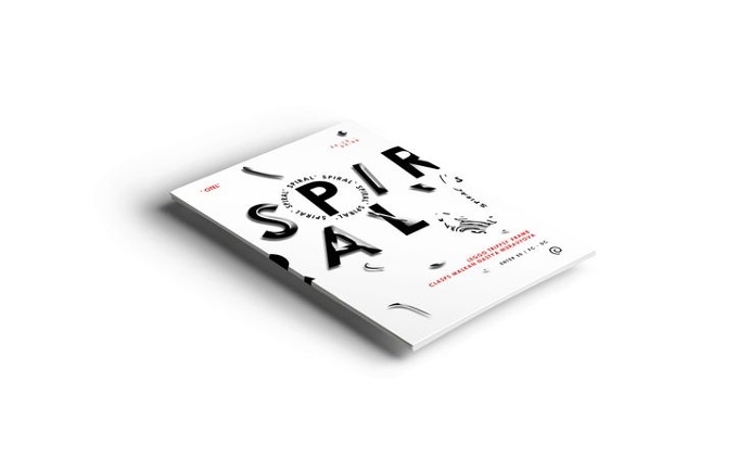 Spiral' / Techno event p.2 #glitch #poster #typography #3d