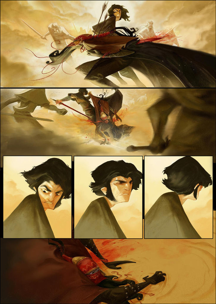 (ca-tsuka: Comic book / animation artist Enrique...) #narrative #design #comic #illustration #painting #art #story