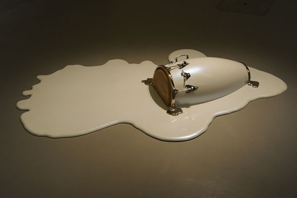 VVORK #drum #melting #sculpture #art