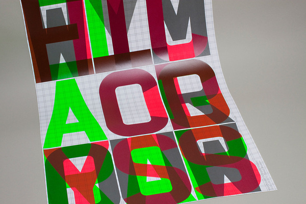 Overprint Poster #flouro #design #graphic #poster #overprint