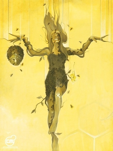 :: ChrisMurray :: BLOG AND STORE :: » Artwork #magazine #illustration #3x3 #honey