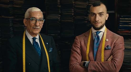 Here's how Italy's master tailors achieve greatness. Watch and learn. #Bespoke #CarloAndreacchio #MassimilianoAndreacchioCaraceni #Sartoria