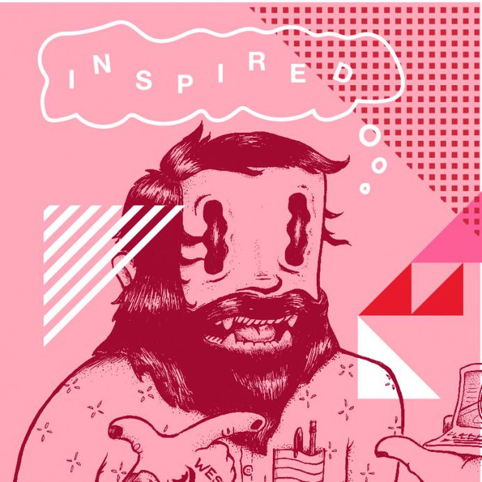 “Inspired” for NeoCon wall installation by Josh Kulchar