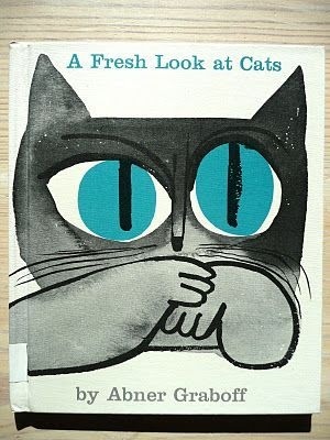 A Fresh Look at Cats Abner Graboff #ink #eyes #cat #cover #illustration #watercolour