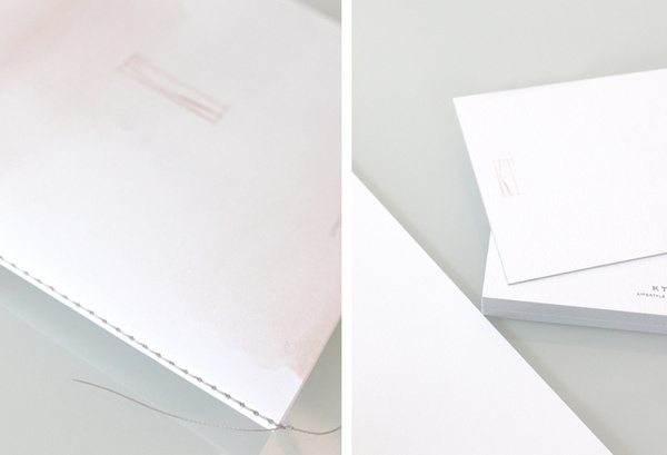 stitched binding: welcome packet #binding #booklet