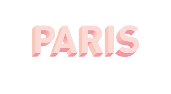 HOT FROM PARIS - TOM SPEIRS #pink #paris #typography