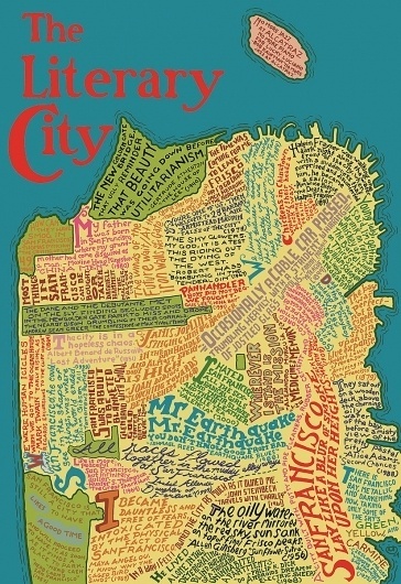 dd_litcity_map.jpg 825×1,200 pixels #illustration #retro #typography