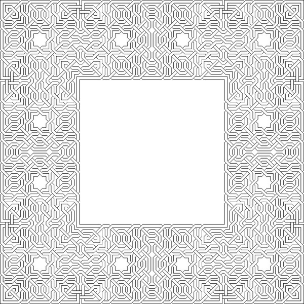 Interlaced Patterns – Alhambra #geometry #islamic #patterns
