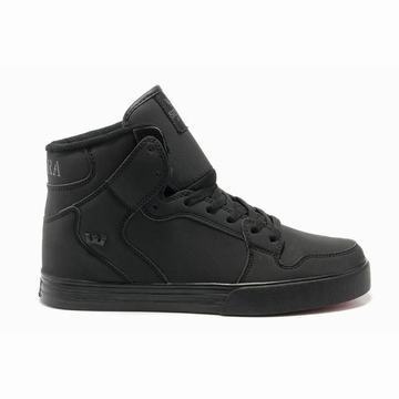 Supra Vaider Skate Shoes High Tops All Grey #fashion