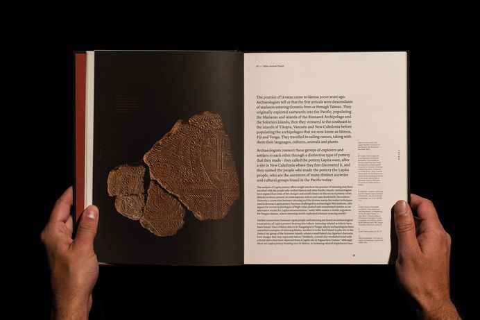Book design by New Zealand-based studio Inhouse for Tatau, a publication on the history of Sāmoan tattooing