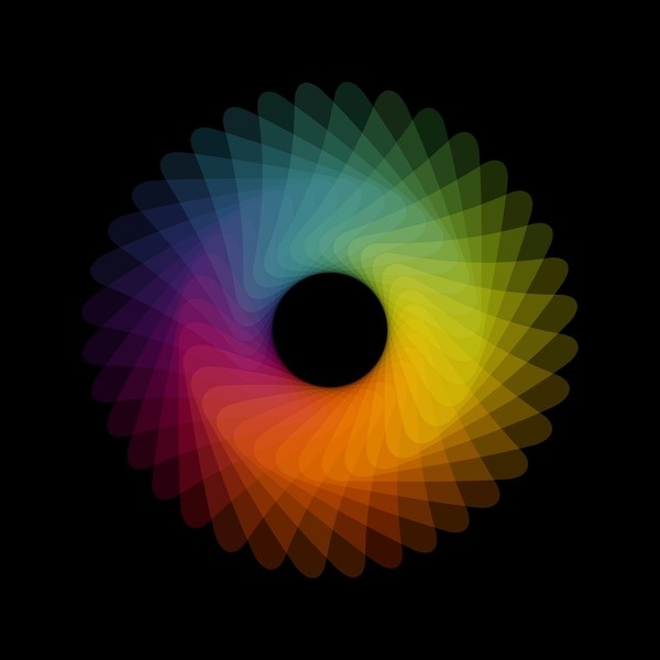 Nice geometry, nice colours, abstract, strong graphics. This kind of stuff suits electro just right. #print #design #graphic