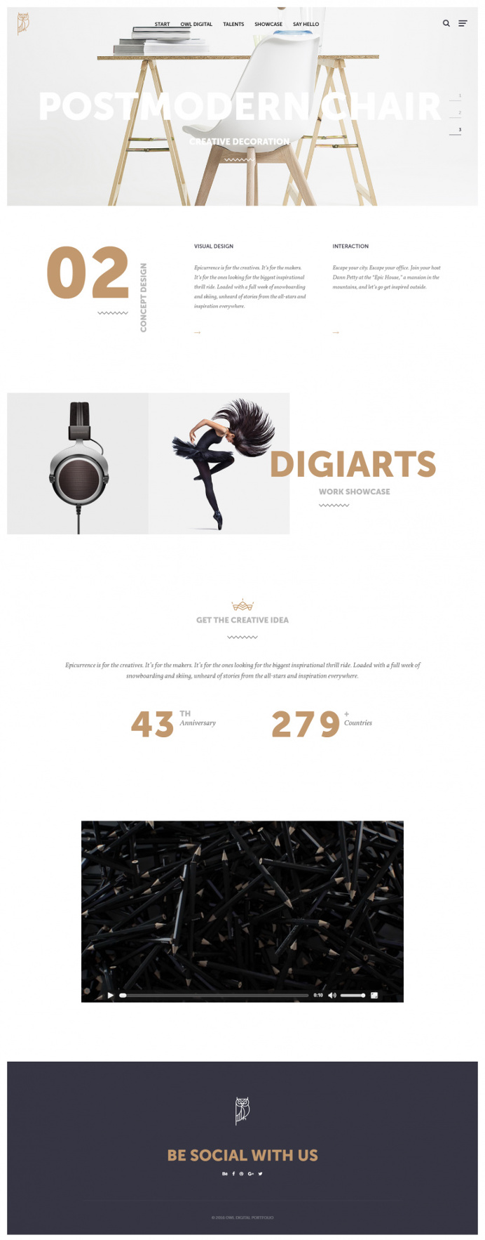Owl Digital – Creative Agency Template
