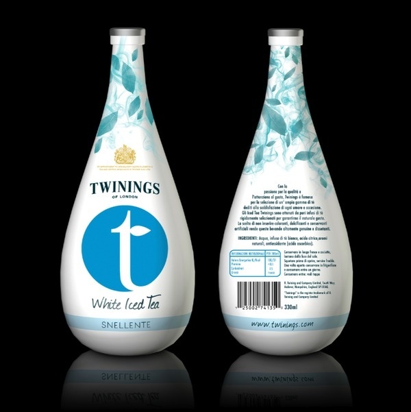 Twinings Iced T - Degree Project - Package Design #white #bottle #packaging #caselli #fresh #design #iced #twinings #tea #pack #anna #package