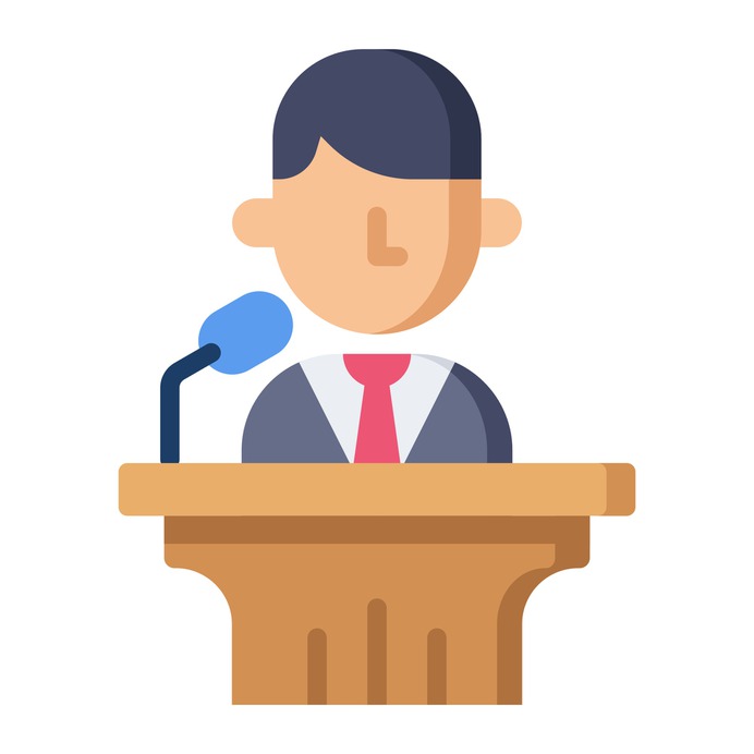 See more icon inspiration related to speech, lectern, user, business and finance, business man, lecture, conference, presentation, communications, education, business and people on Flaticon.