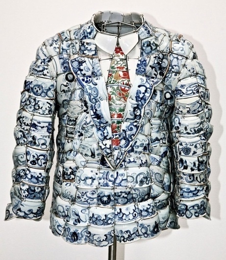 Porcelain POLO shirt by Li Xiaofeng | Yatzer™ #sculpture #pottery #art