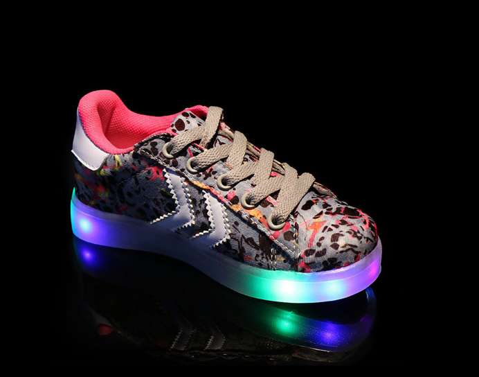 2016 new Kid's shoes led luminous shoes