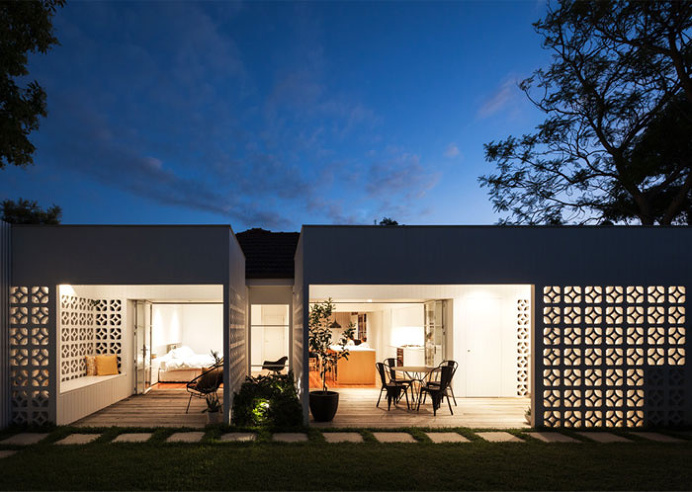 Breeze Bloc House - #architecture, #house, #home,