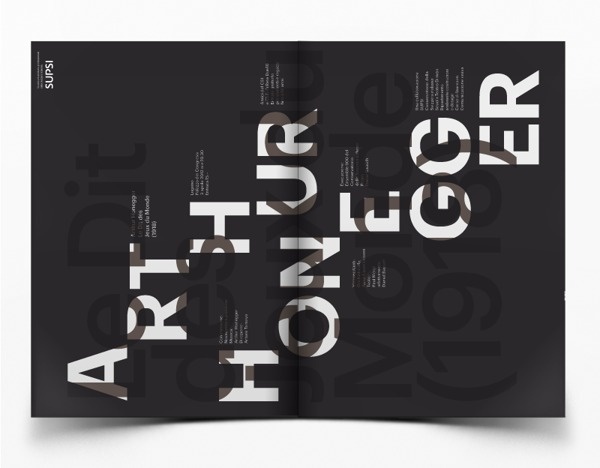 Le Dit des Jeus du Monde, Arthur Honegger on Behance #magda #swiss #azab #poster #typography