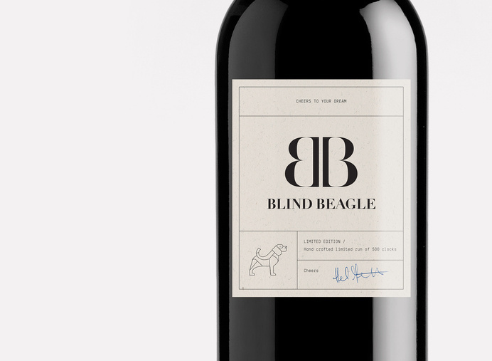 Blind Beagle #packaging #label #wine