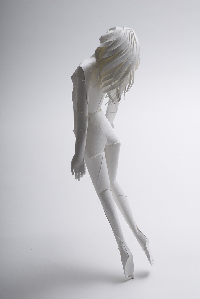 paper-person #silouette #sculpture #paper