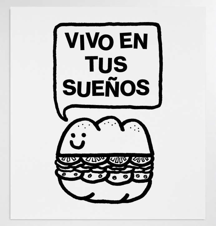Logo for the music label "vivo en tus sueños"