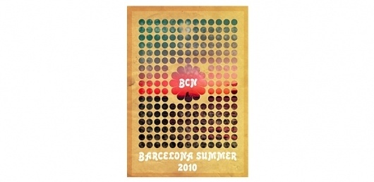 Bcn summer | Anthony Mapp #summer #print #barcelona #poster