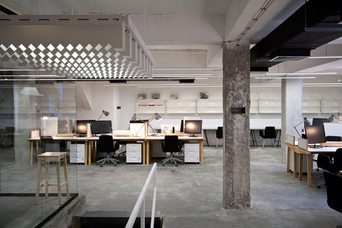 NOVA ISKRA: A Multifunctional Coworking Space for Creatives Photo #interior #office #design #decoration